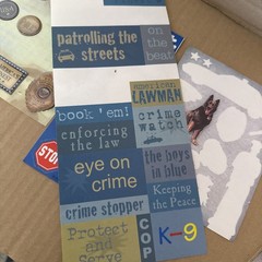 Police Officer K-9 Dog 3D Stickers New Pack Plus Extras K&C Co Scrapbook