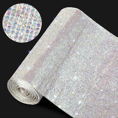 60750 Piece Rhinestone Sheets 59×7.87 Inch- Sparkle Bling for Home & Car Crafts