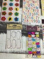 Scrapbook Stickers Letters And Quote Assortment Lot Of 15
