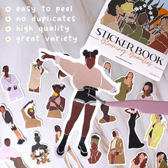 Crafting Stickers Bundle – Vintage and Boho Aesthetic Stickers for Journaling, S