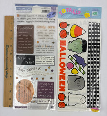 Scrapbook Lot Halloween Fall Scrapbooking Crafts Felt Stickers 3D Embellishments