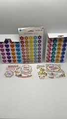 Assorted Sticker Collection Kids & Adults 3D Puffy Laser Inspirational Themes