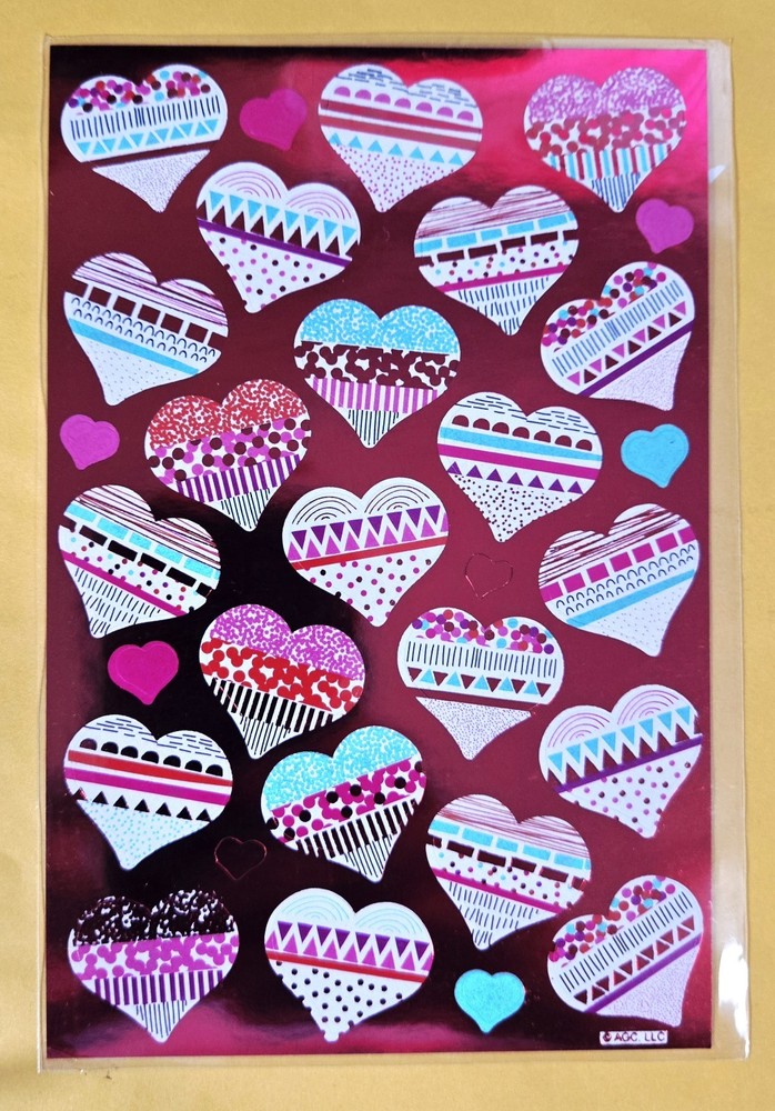 Valentine’s Day/ Love/ Heart Sticker Sheet
