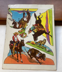 1950’s Vtg Old Western Paper Doll Stand Ups Cowboy/Indian-Cut & Uncut Scrapbook
