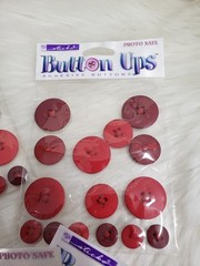 3 PACK STICKO BUTTON UPS Adhesive stickers RED PINK PURPLE LOT scrapbooking