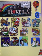 Lot of Vintage BJ ’ Sticker of the Month Club 1983 1984 Prism plus I love LA