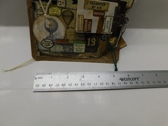 Junk Journal Add-Ons Handmade Tags Card Envelope File Clipboard Ephemera Set 6