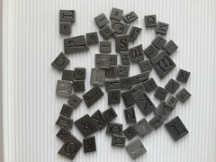 Vintage Making Memories ALPHABET CHARMS 153 pieces Crafts Scrapbook Journal