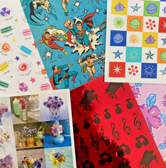 Vintage Full Sticker Sheets: Hallmark, AGC, Dennison, Sanrio+, You Choose!