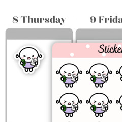 Bill Due Planner Sticker, Pay Bill Sticker, Calendar and Bullet Journal Sticker