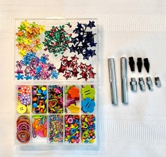 Scrapbook Card Craft Brad / Eyelet Embellishments & Hole / Eyelet Set Punch