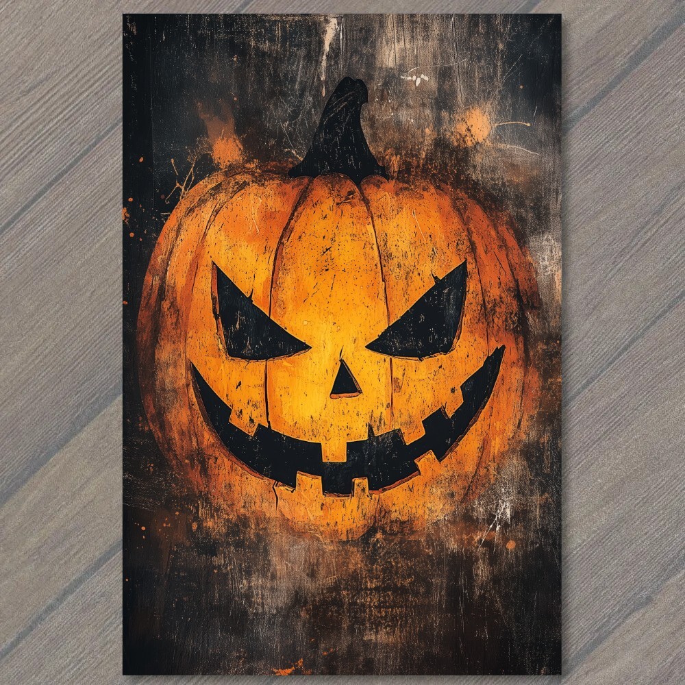 STICKER Halloween Pumpkin Cute Orange Jack-O-Lantern Cute Spooky Fall Fun
