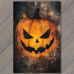 STICKER Halloween Pumpkin Cute Orange Jack-O-Lantern Cute Spooky Fall Fun