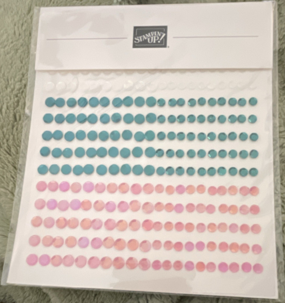 Stampin’ Up! Adhesive-Backed Sequins Trio Self-Adhesive Embellishments 3 Colors