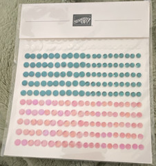 Stampin’ Up! Adhesive-Backed Sequins Trio Self-Adhesive Embellishments 3 Colors