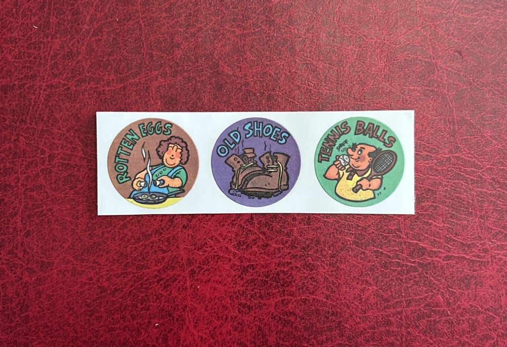 Vintage Gordy’s 1982 Matte Scratch And Sniff Sticker Lot
