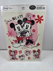 HALLMARK DISNEY MICKEY & MINNIE MOUSE MOVEABLE DECORATIONS VALENTINE’S DAY