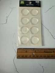 Making Memories Details Circle X-Large Blank Page Pebbles Scrapbooking Crafts