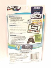 ArtSkills Poster Letters Black and White Self stick repositionable 310 pieces