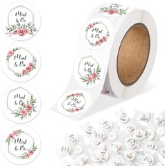 Colarr 500 Pcs 1 Inch Mint to Be Label Stickers Wedding Party Favors Labels Roun