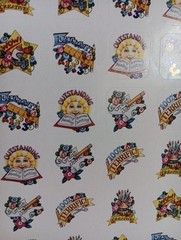 Rare Mary Engelbreit Stickers Lot – 4 Sheets Size 8 1/2 «x 11» Vintage