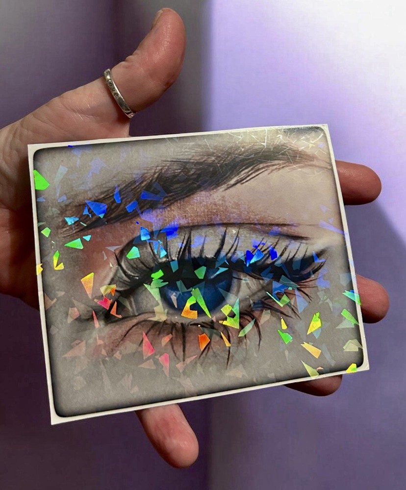 Dazzling Eyeball Sticker. For laptop, journals, Scrap booking.
