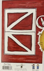 ON THE FARM Die-Cut Set(4pc) MME•Frame•Barn Doors•Hay •ei*ei*o•Animals•Fence•