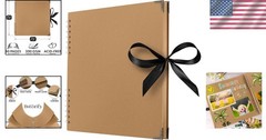Charming 11×11 Scrapbook with Hard Cover – A Perfect Gift for Any Occasion