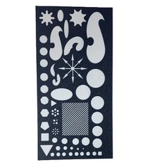 Calendar Grid Stencil Template for Planner Journal Scrapbooking USA Handmade