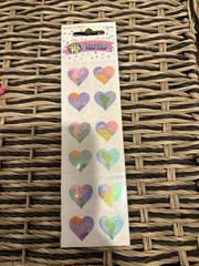 Sandylion Vintage Stickers Earth Hearts Mop Rare