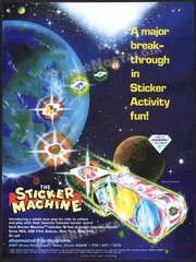 DIAMOND TOYMAKERS – Original 1985 Trade AD / ADVERT _ Sticker Machine Promo