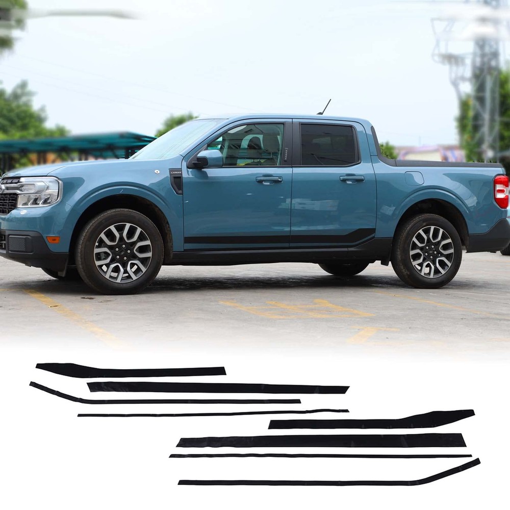 Car Body Side Stripe Decal Compatible with Ford Maverick 2022 Car Body Door S…