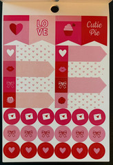 RECOLLECTIONS VALENTINE’S DAY STICKER BOOK 302 PC STICKERS 12 SHEETS ROMANCE