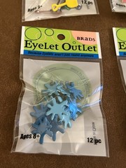 Eyelet Outlet Brads Lot of Beach Summer NEW 6 packs Card Making Scrapbooking