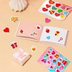 Valentines Stickers, Heart Stickers for Kids, 318 Pcs Self-Adhesive Valentines D