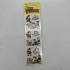 Vintage sandylion stickers Fuzzy Eskimo Extremely RARE SEALED 1 Sheet (3 Mods)