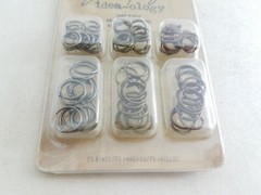 Jim Holtz Ideology Jump Ring Set 75 Rings