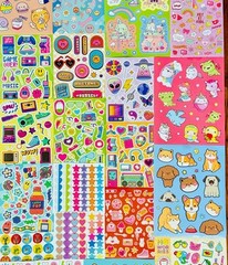 Retro Stickers in bulk – music 70s 80s 90 nostalgia y2k good vibes kawaii peace
