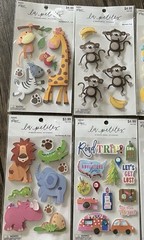 LOT ANIMALS TRAVEL DOGS DUCKS MONKEYS DICKS HOTSES LA PETITES STICKERS