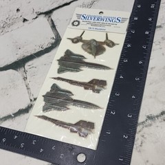 Vintage SilverWings Fighter Plane Stickers National Air And Space Museum