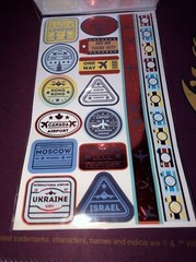 New Recollections 38 Pc Travel Stickers Passport