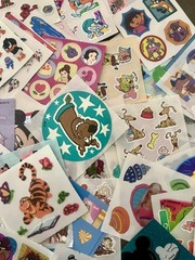 ♡10 Mods Sandylion Mix CHARACTER Grab Mystery Vintage Stickers Variety Random ♡