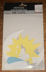 KeepSake Essentials Solid Die Cuts Weather Report Rain Drop Clouds Lightning Sun