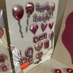 Heart Lips Love Misc Sticker Lot