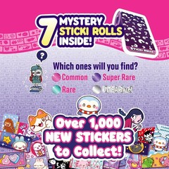 Wearable Sticker Bracelet & Collection Book | 120 Mini Stickers, 1000+ Designs