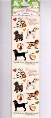 Susan Branch DOGS STICKERS (2) Sheets Sealed Pack scrapbooking journals cards