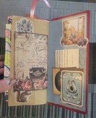 Handmade hard cover travel spring Junk Journal Matching & Ephemera