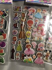 4 Random Different Sheets 3D Puffy Stickers Children Kids Gift Reward USA Seller