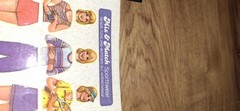 Vintage Stickers Small World Greetings Mix & match Sports Girls 1 Sheet,code20-1