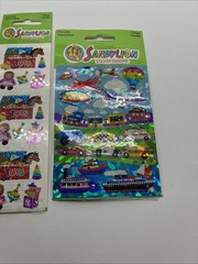 Sandylion Prismatic Transportation Stickers Cars, Planes, Boats & Toys